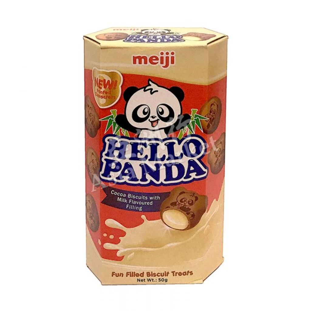 Hello Panda Cocoa Biscuits With Milk Flavoured Filling