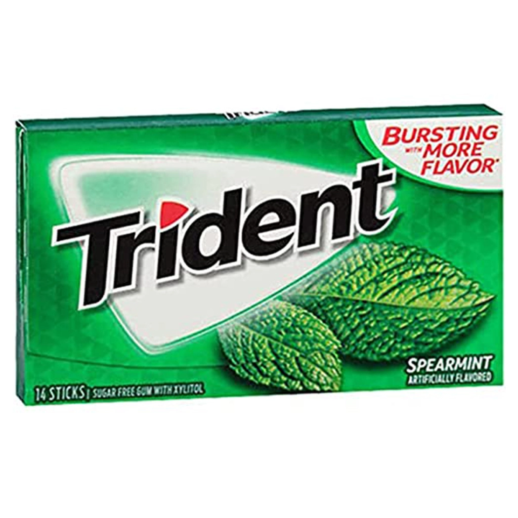 Sugar Free Spearmint Chewing Gum 14
