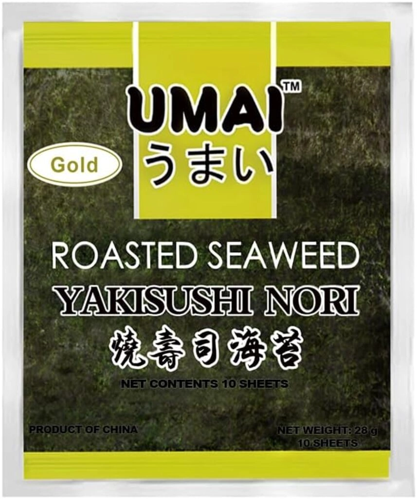 Gold Roasted Seaweed Yakisushi Nori Sheets