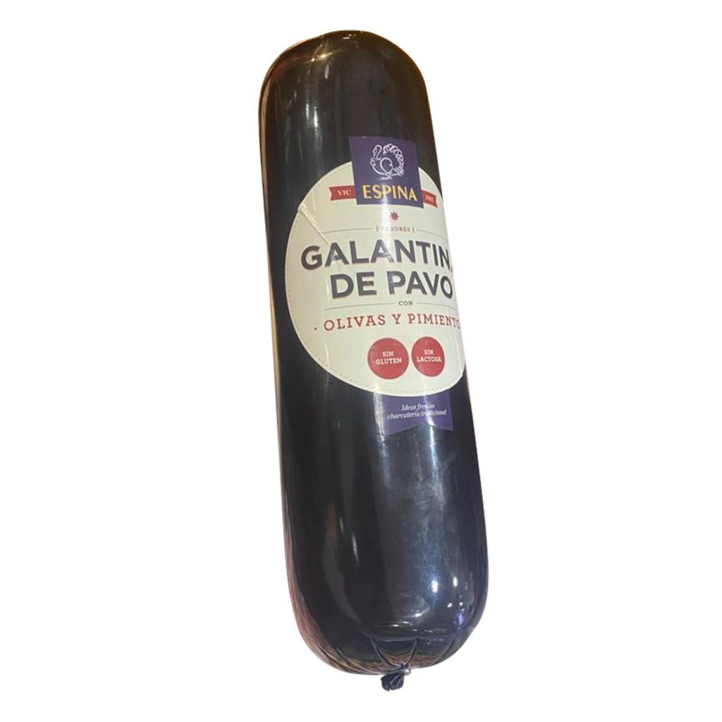 Turkey Galantine With Red Pepper Olives