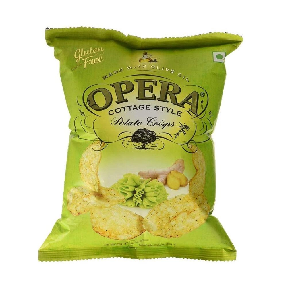 Potato Crisps Zesty Wasabi 65g Gluten