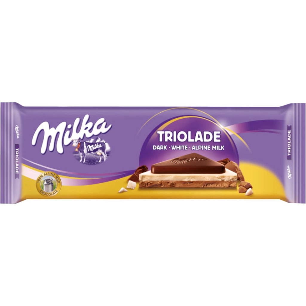 Triolade Dark White Alpine Milk Chocolate
