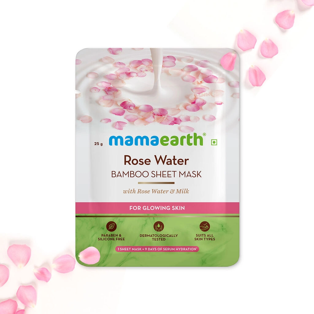 Rose Water Bamboo Sheet Mask