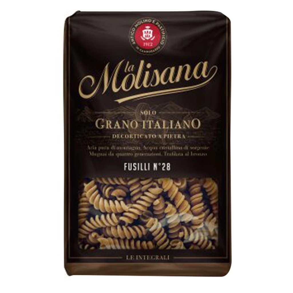 Fusilli N28 Solo Grano Italiano Whole Wheat Pasta