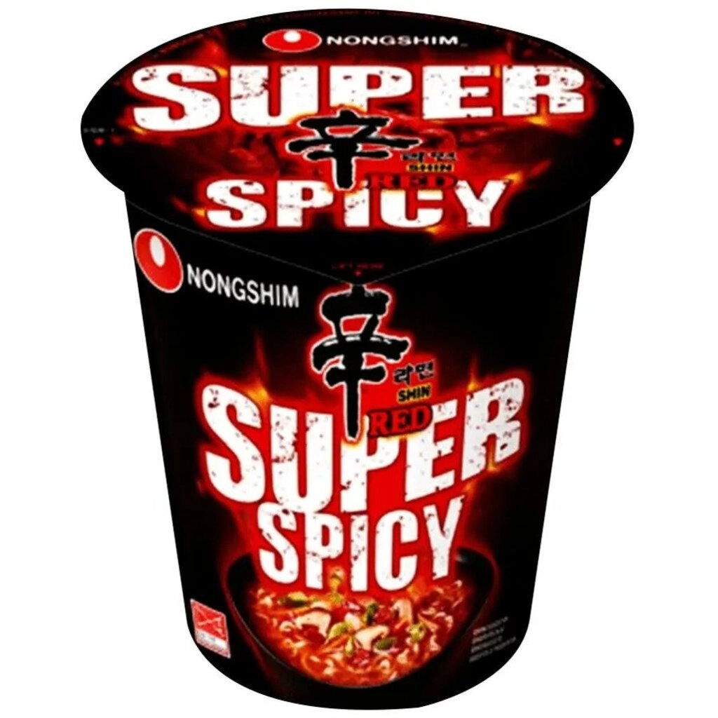 Shin Red Super Spicy Cup Noodles