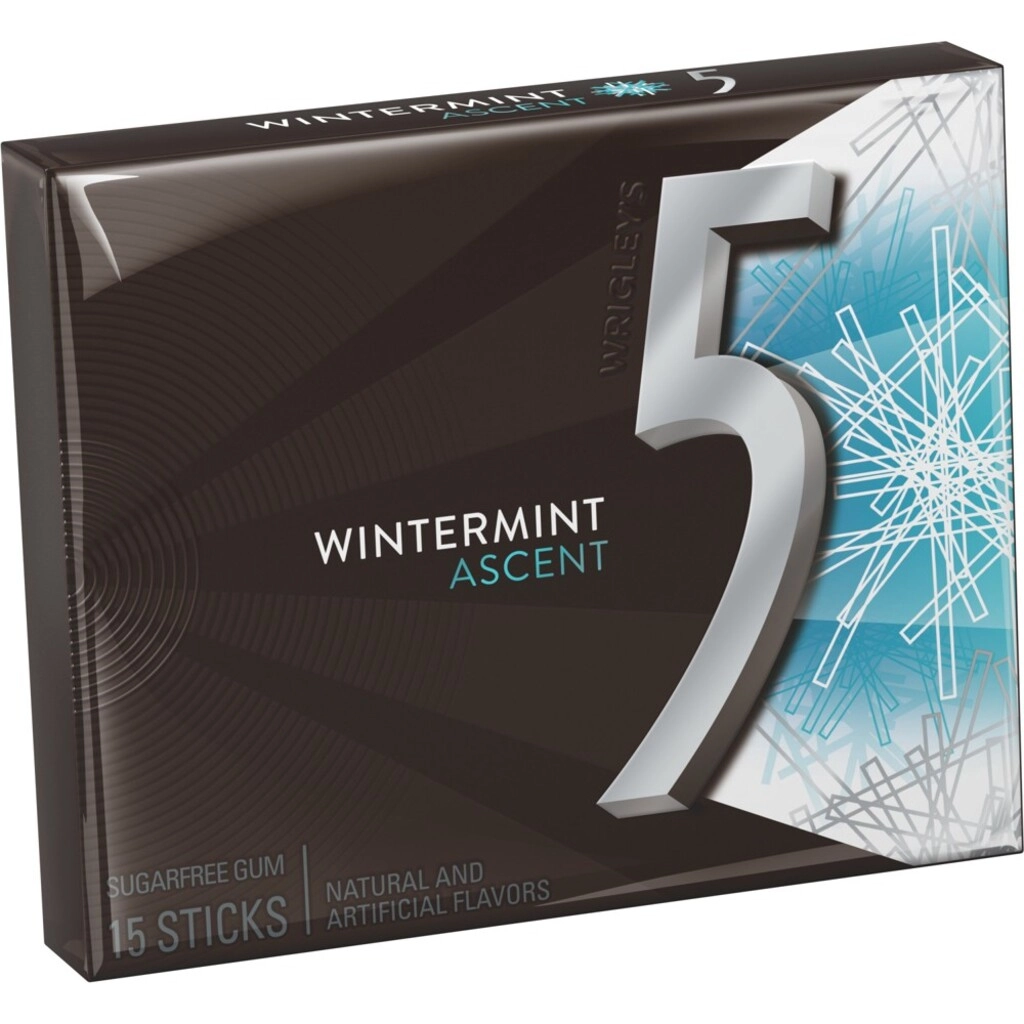Sugar Free 5 Wintermint Ascent Sugar Free Gum 15