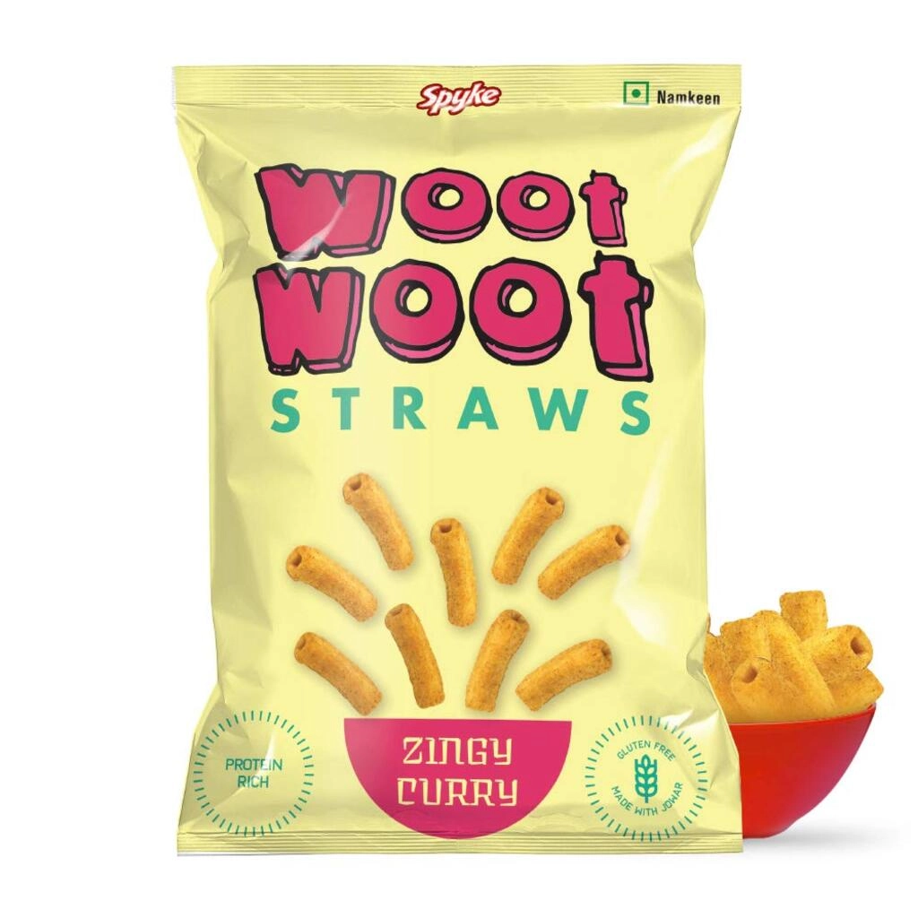 Zingy Curry Straws