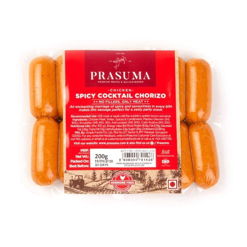 Chicken Spicy Cocktail Chorizo