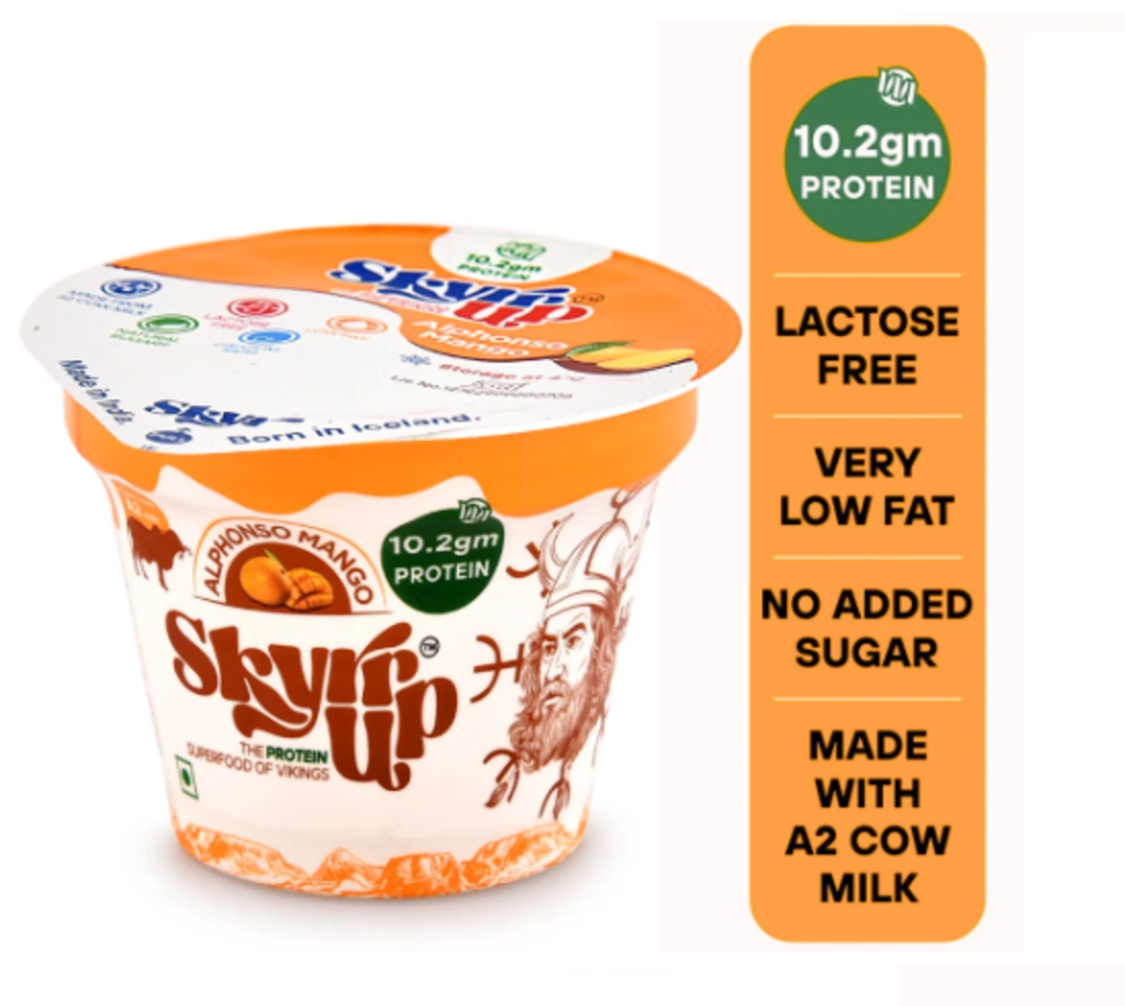 Fermented Milk Skyr Alphonso Mango