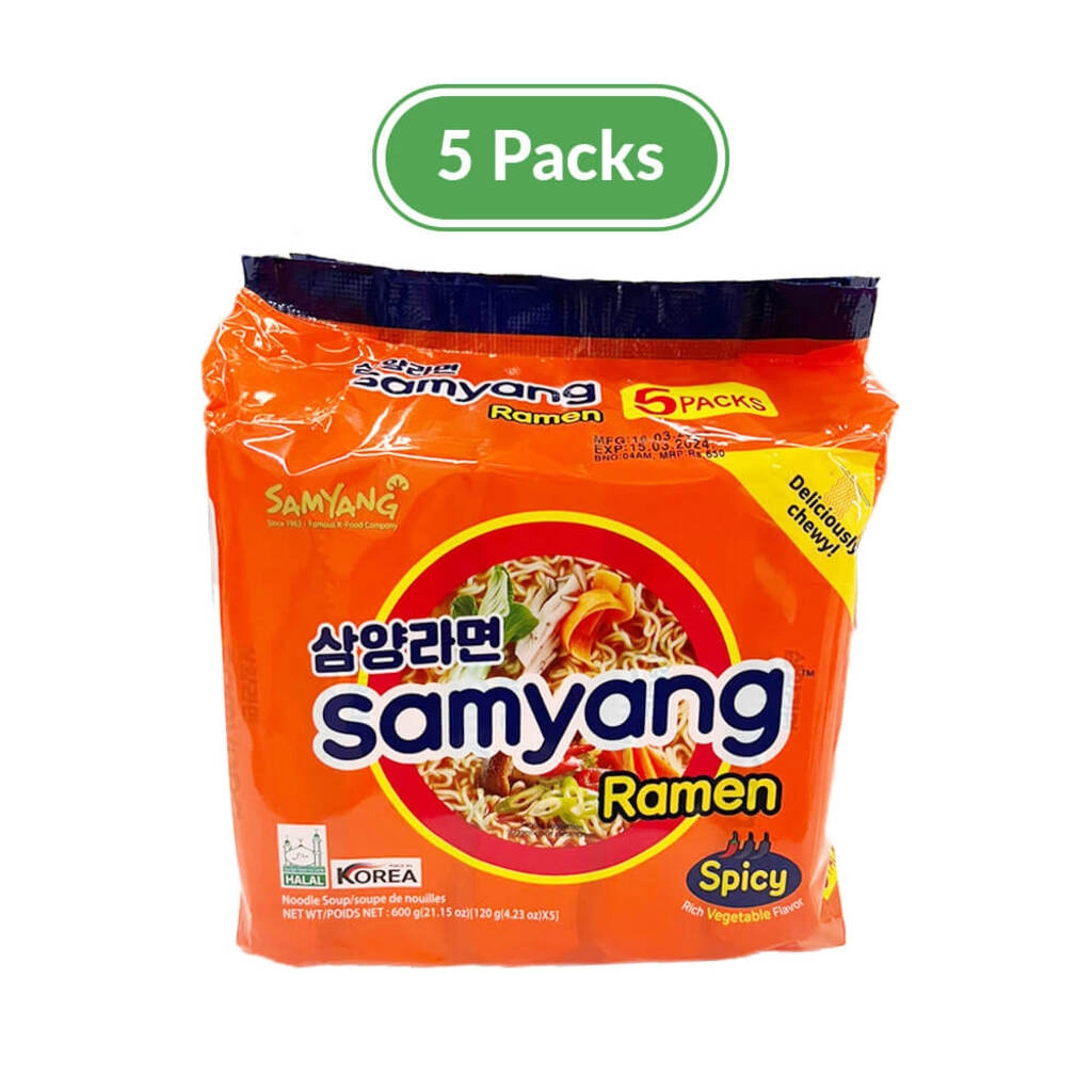 Ramen Spicy Rich Vegetable Flavor stir Fried Noodles
