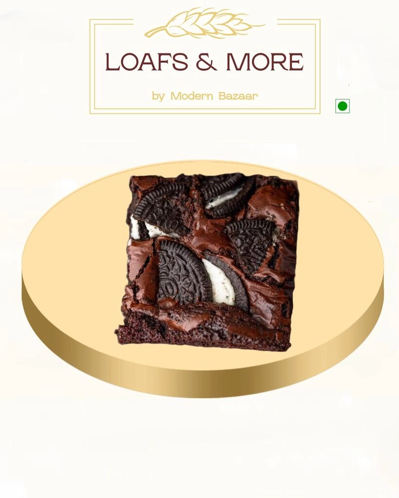 Eggless Oreo Brownie