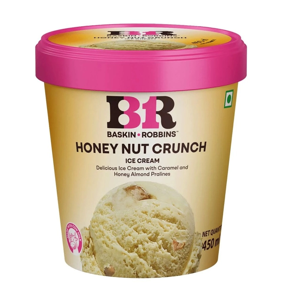 Honey Nut Crunch Ice Cream