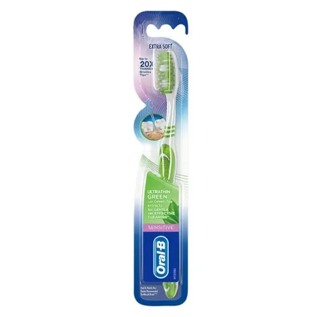 Black Ultra-thin Sensitive Green Toothbrush