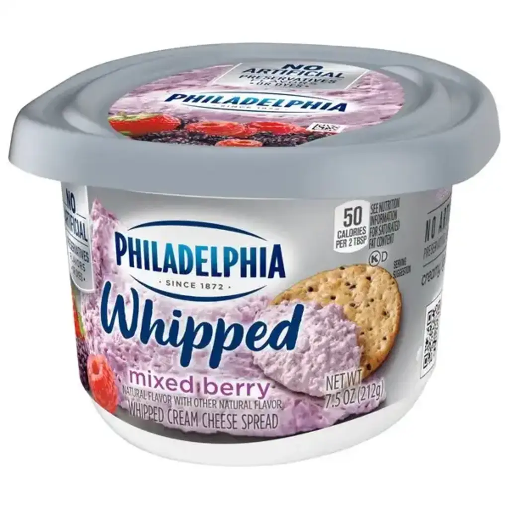 Whipped Mixed berry Cheese Spread