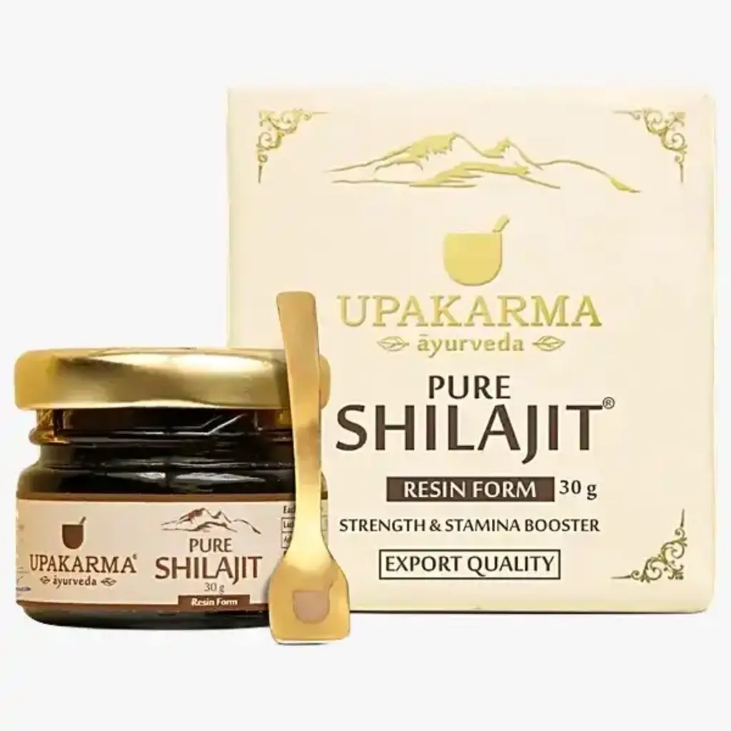 Upakarma Pure Shilajit Resin For Strength Stamina Power & Energy
