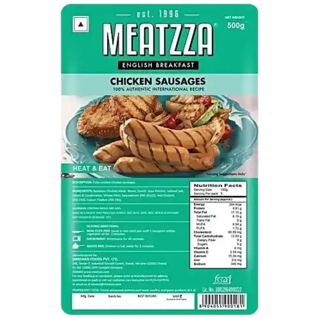 Chicken Sausages Cooked