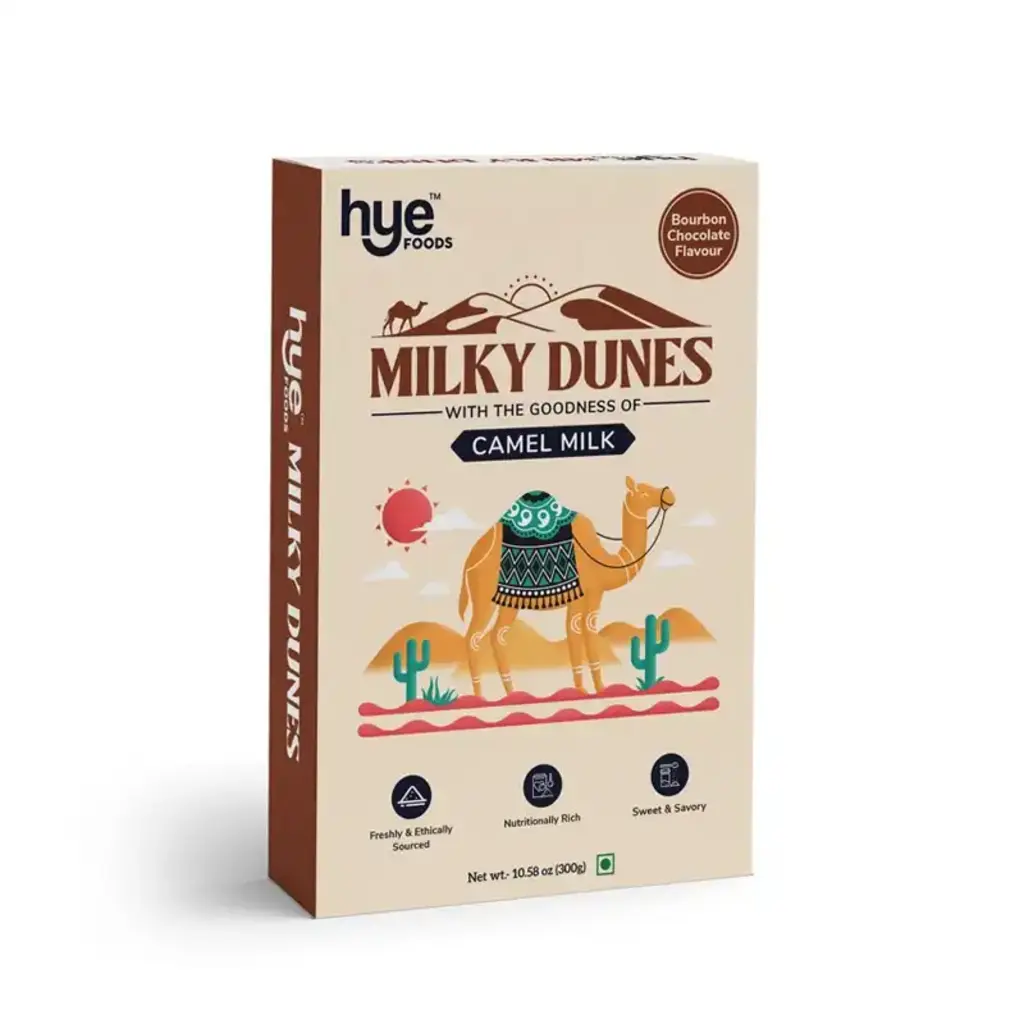 Hye Milky Dunes With Camel Milk Powder Bourbon Chocolate Flavour