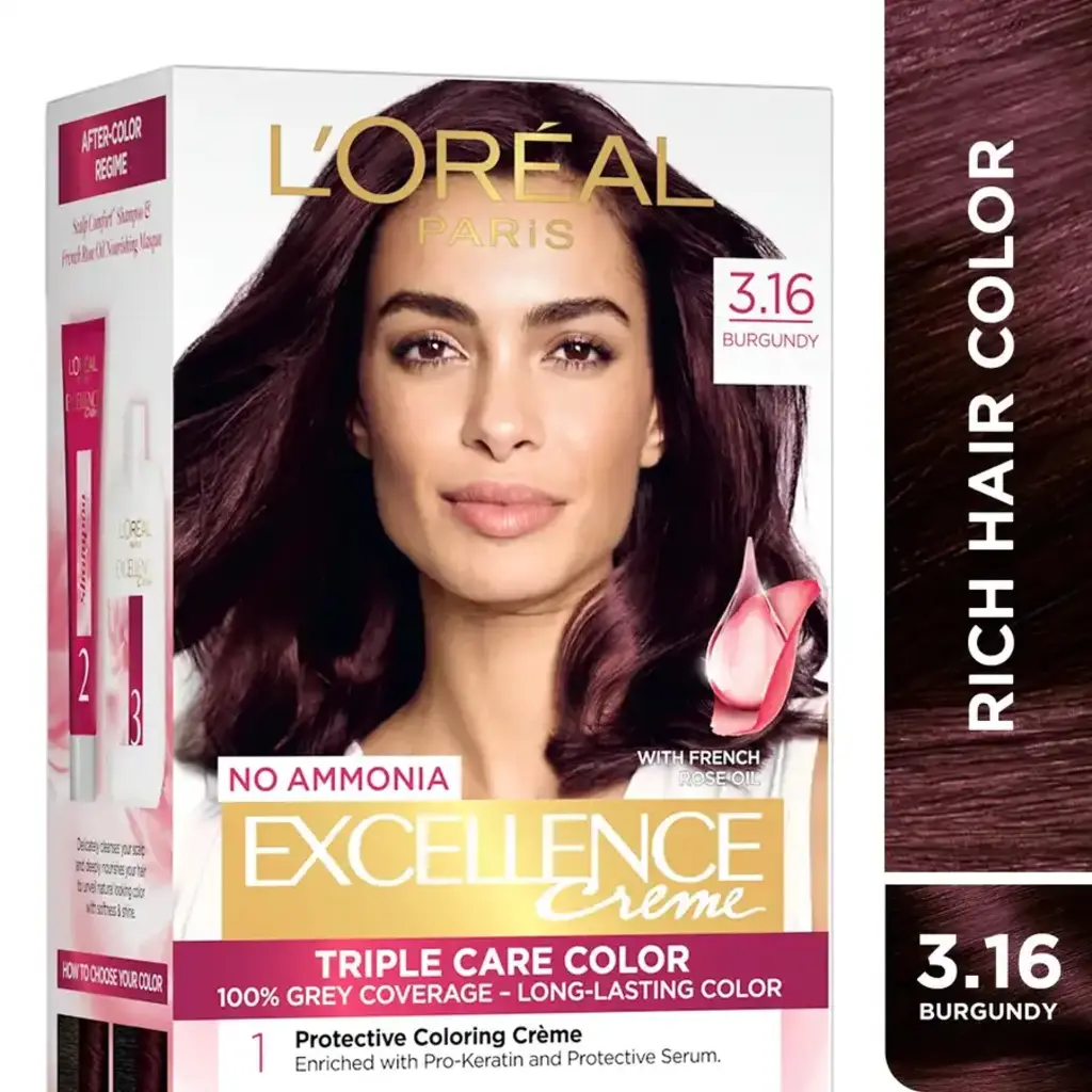 Paris Excellence Cream Triple Care Colour