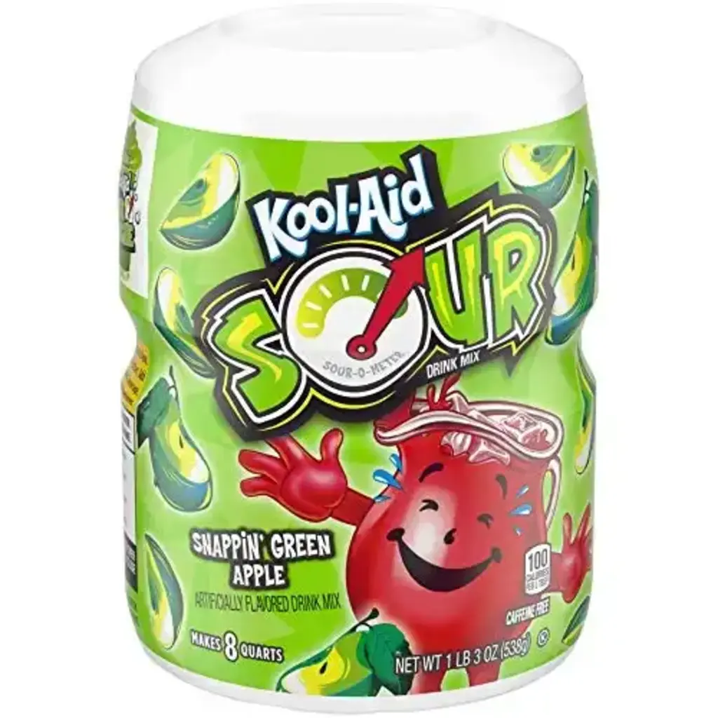 Sour Drink Mix Snappin Green Apple Flavor