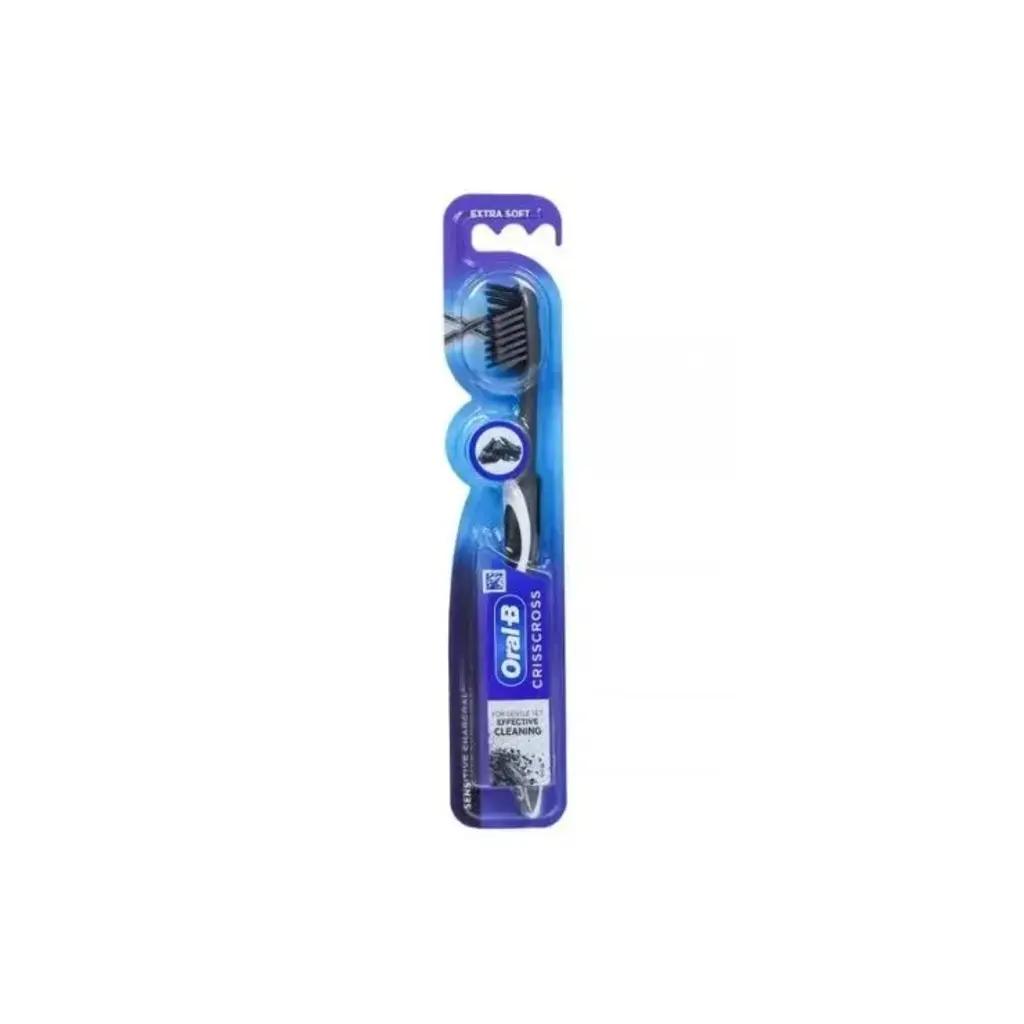 Crisscross Sensitive Toothbrush Charcoal Extra Soft