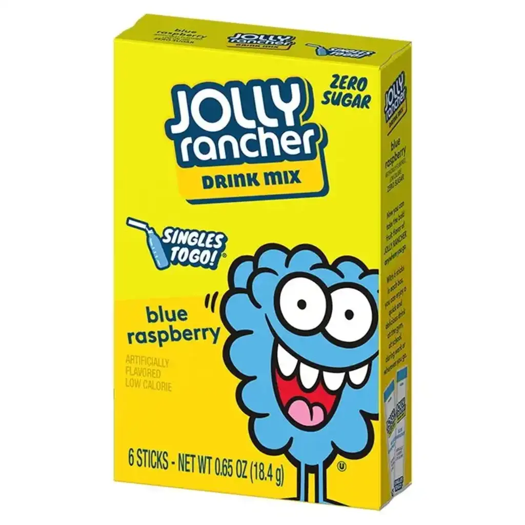 Blue Raspberry Drink Mix Singles To Go 6