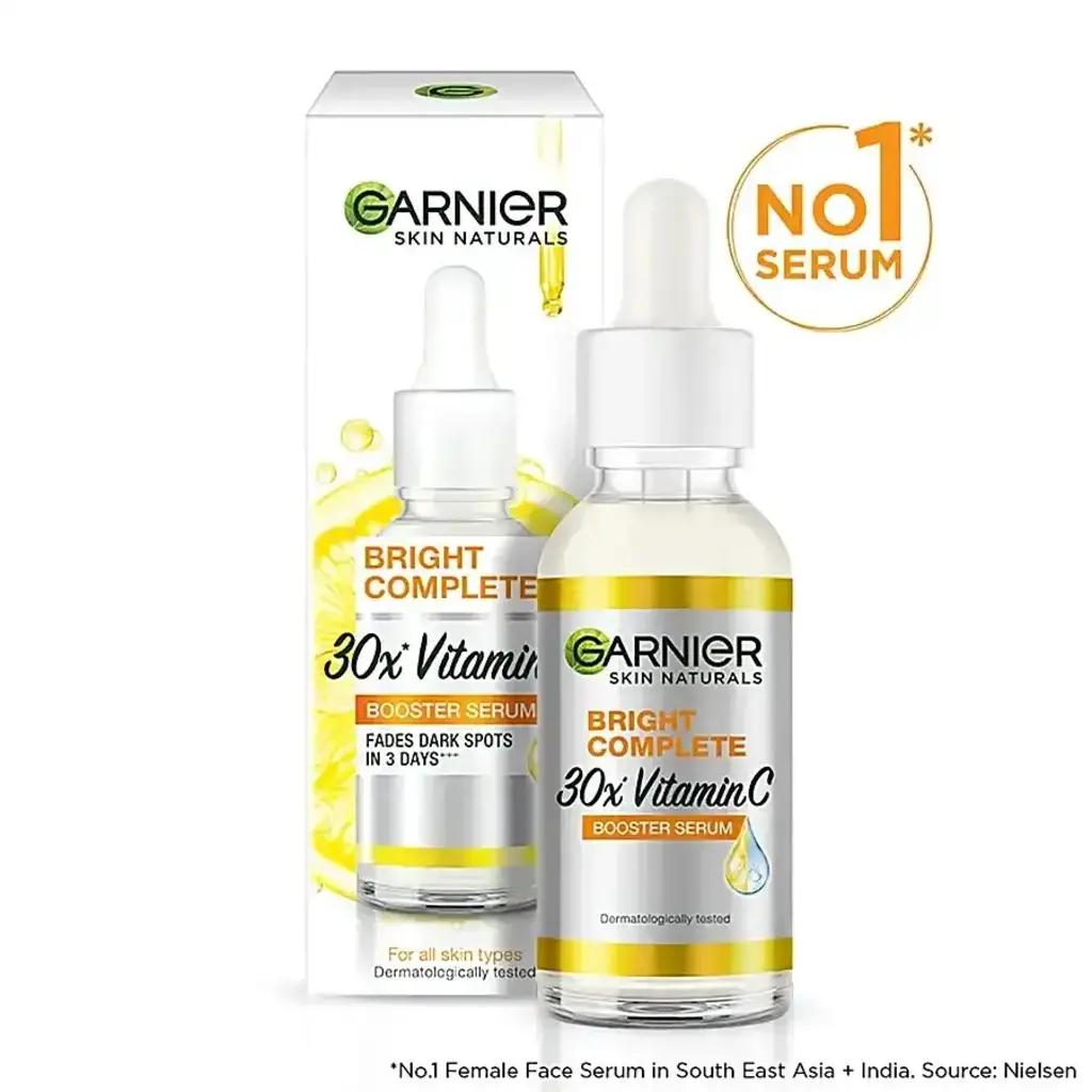 Bright Complete Vitamin C Booster Face Serum Reduces Spots