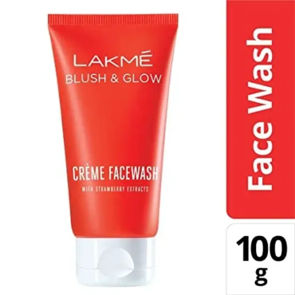Strawberry Extracts Blush & Glow Creme Face Wash With