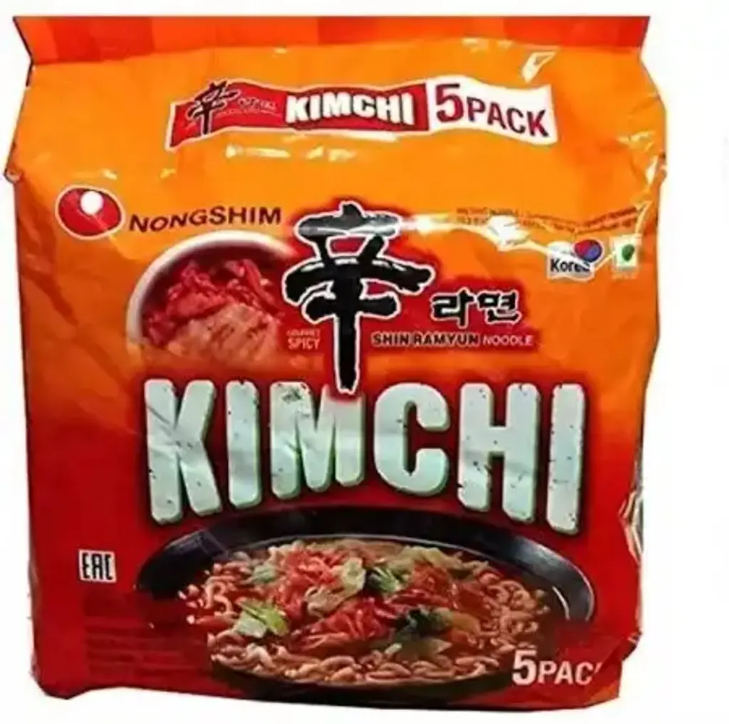Kimchi Spicy Shin Ramyun Noodles 5pc Pack