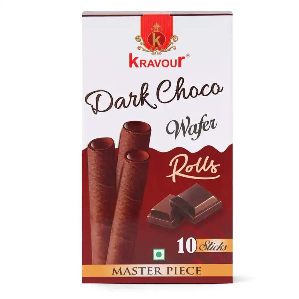 Dark Choco Wafer Rolls