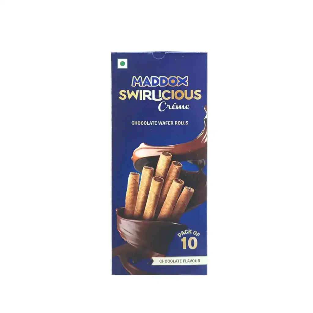 Swirlicious Chocolate Cream Wafer Roll