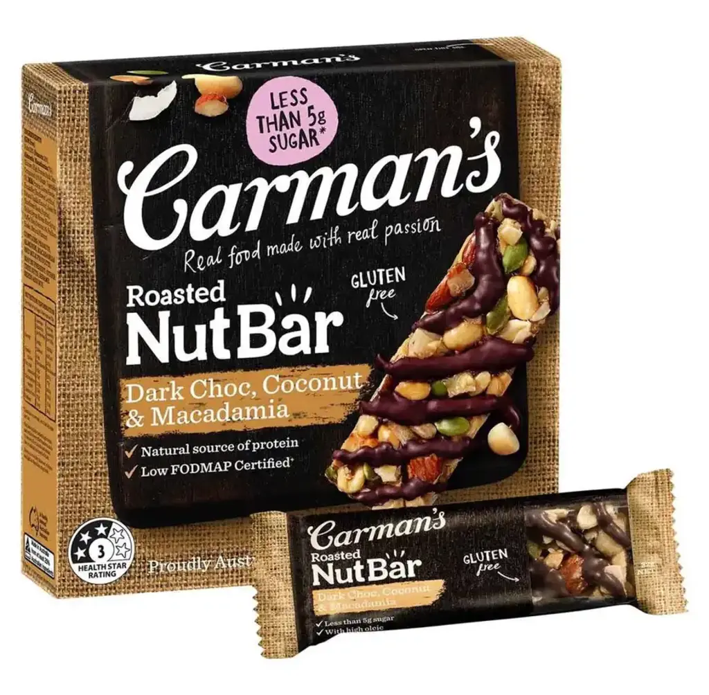Dark Choc Coconut & Macadamia Roasted Nut Bar
