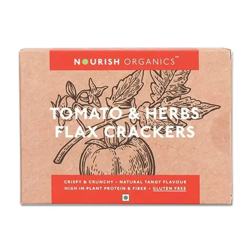 Tomato & Herbs Flax Crackers