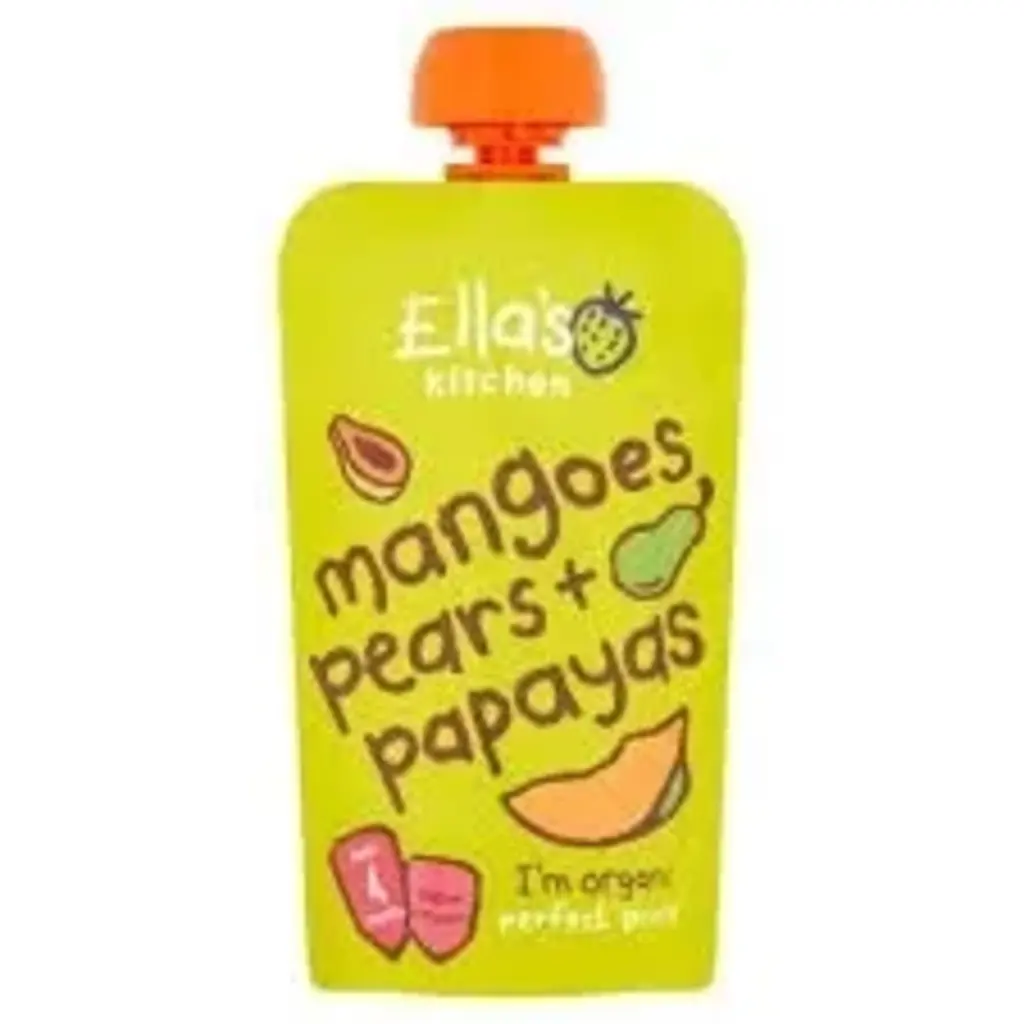 Organic Mangoes Pears and Papaya