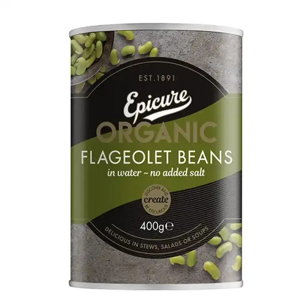 Organic Green Flageolet Beans