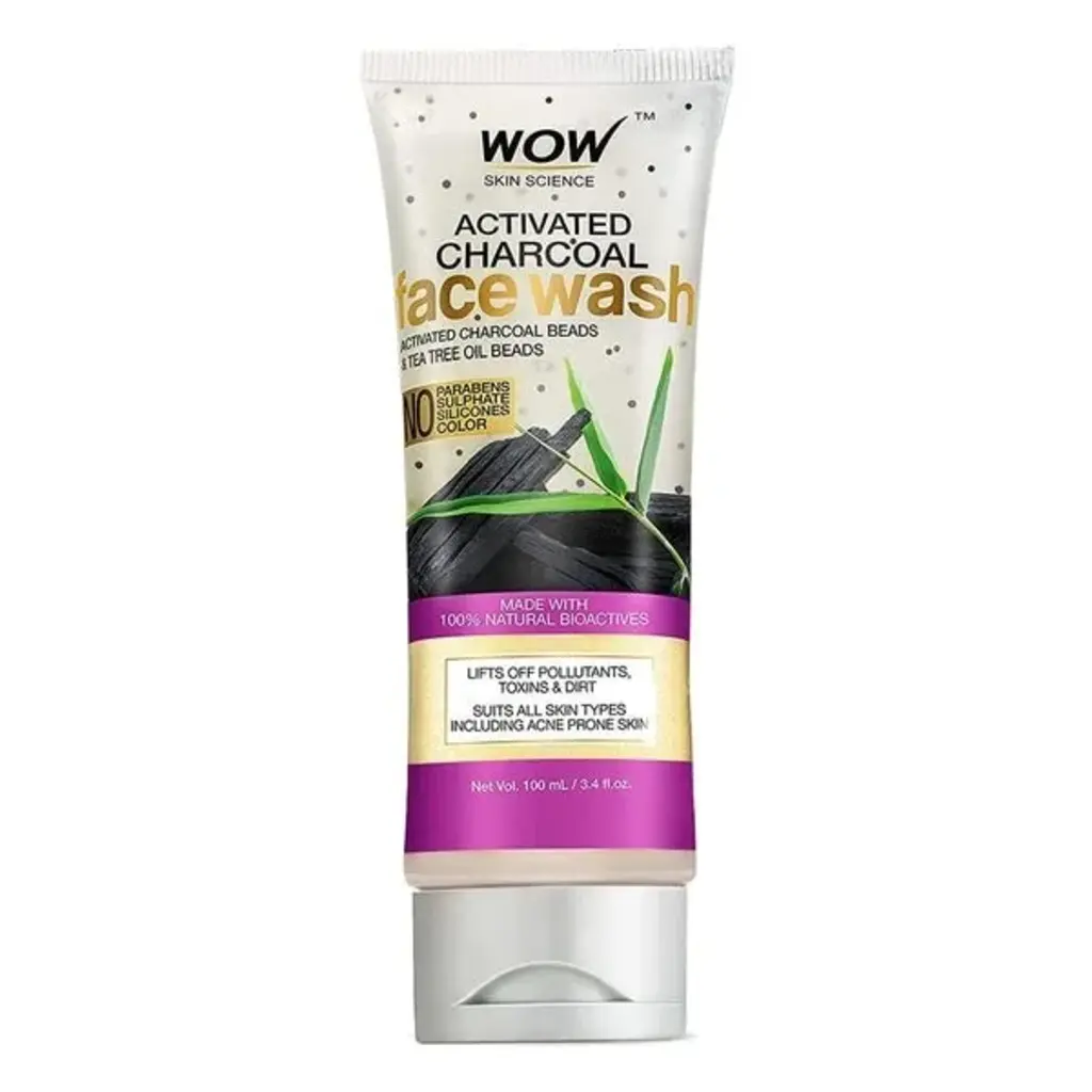 WOW Activated Charcoal Face Wash