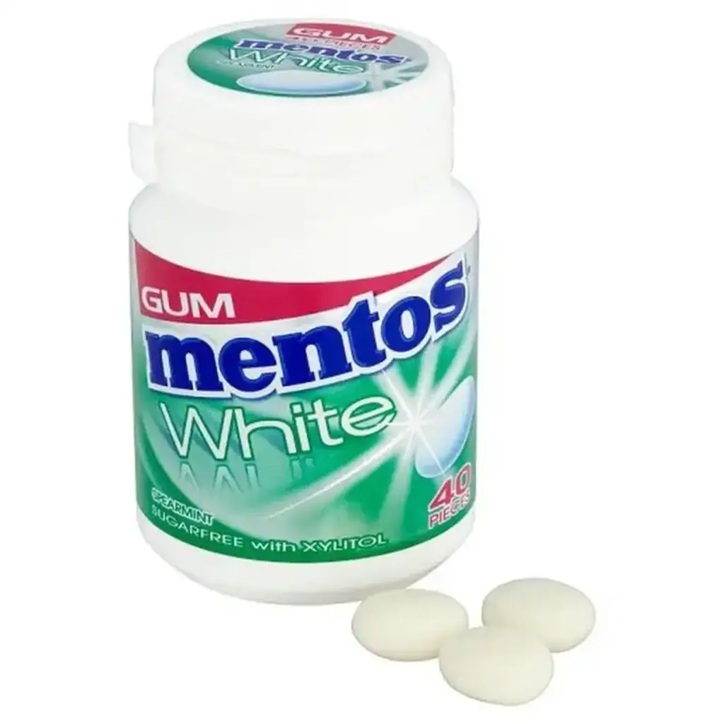 Gum White Spearmint Bottle 40