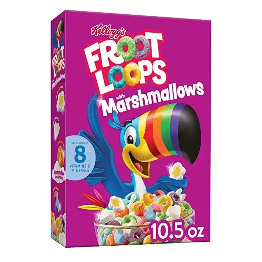 Froot Loops With Marshmallows