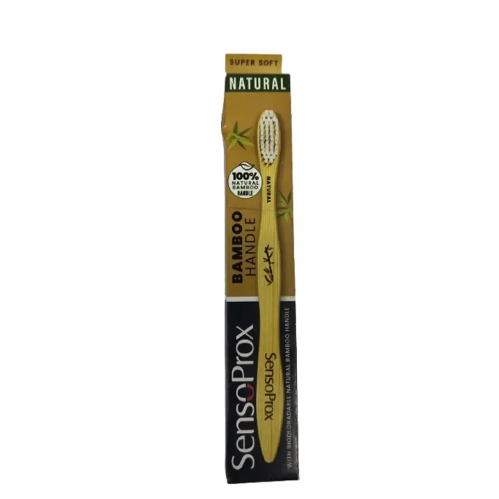 With Biodegradable Natural Bamboo Handle Toothbrush