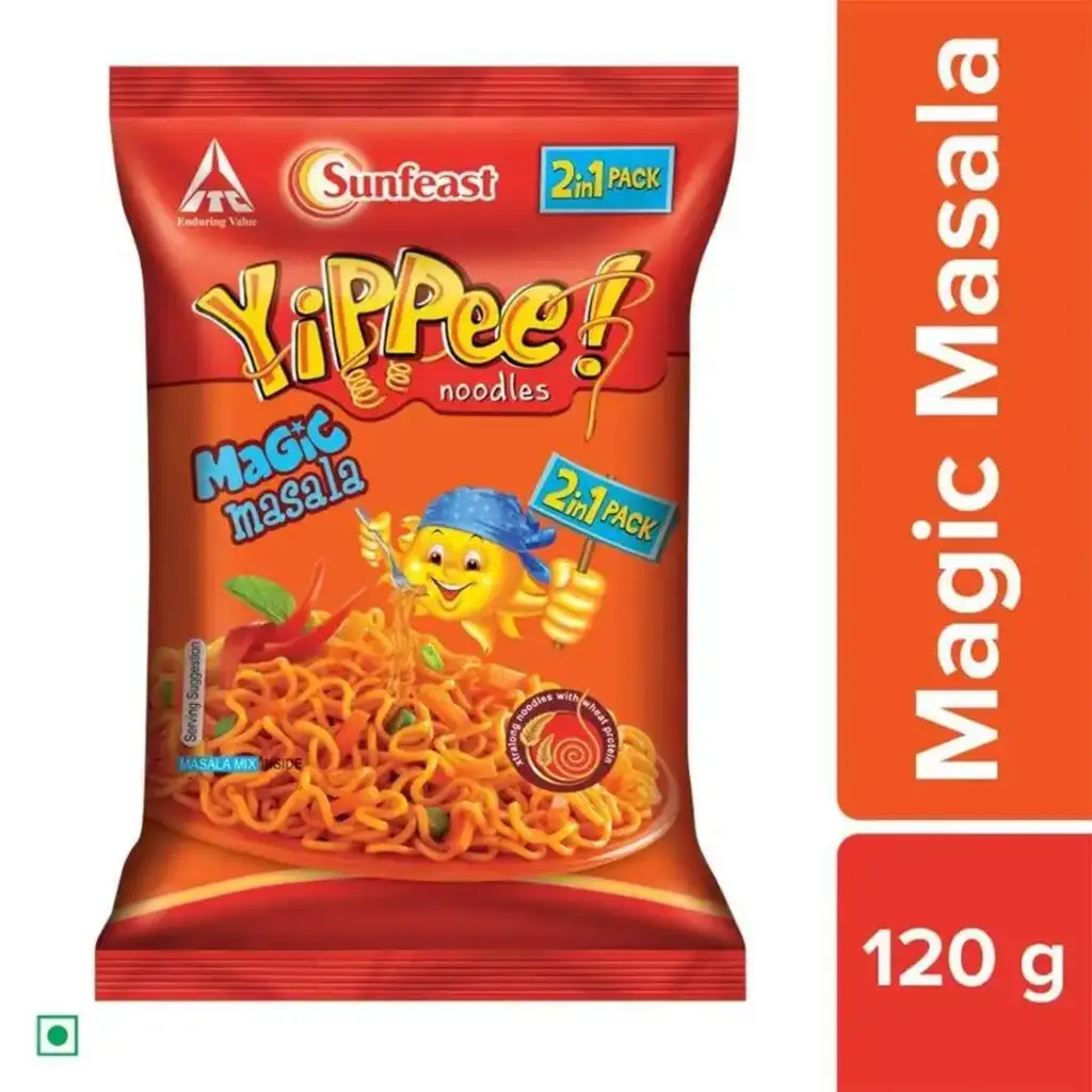 Yippee Noodles Magic Masala 2 in 1 Pack