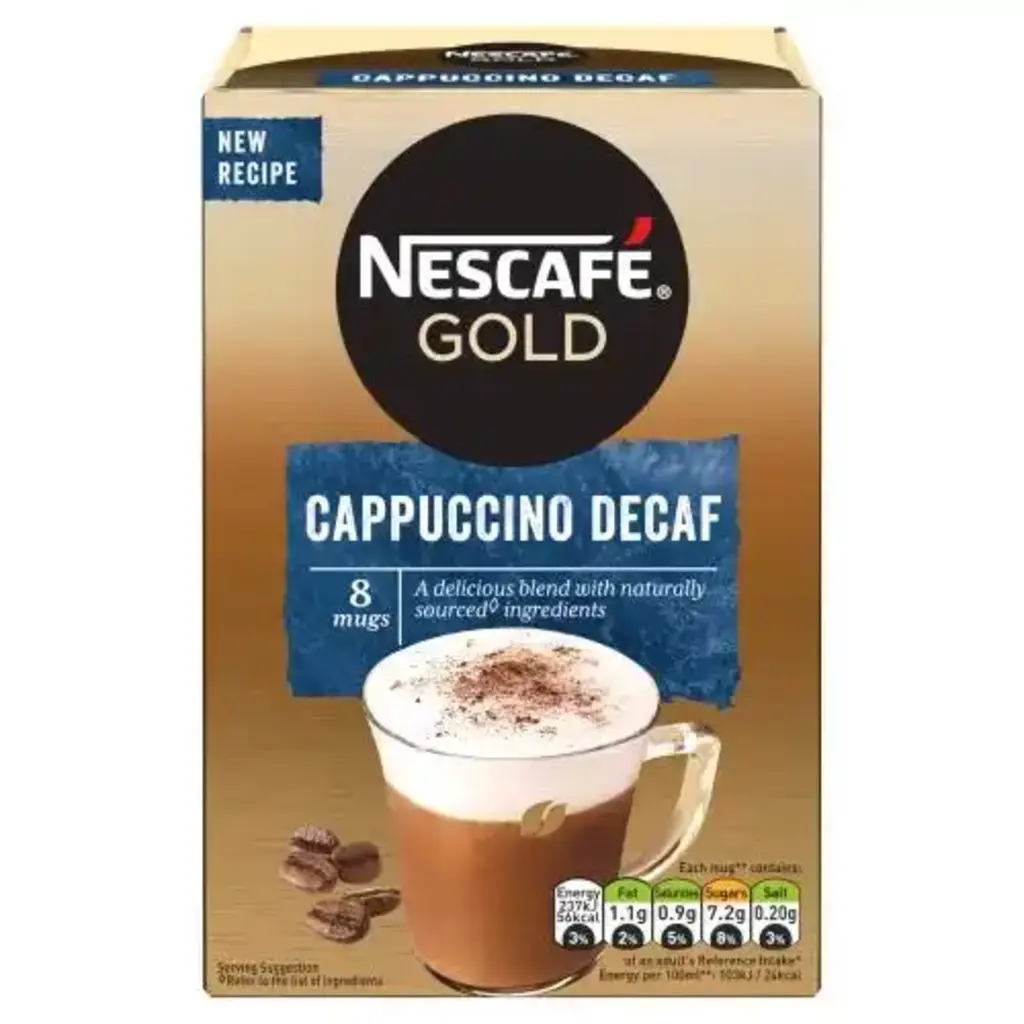 Gold Cappuccino Decaf 8