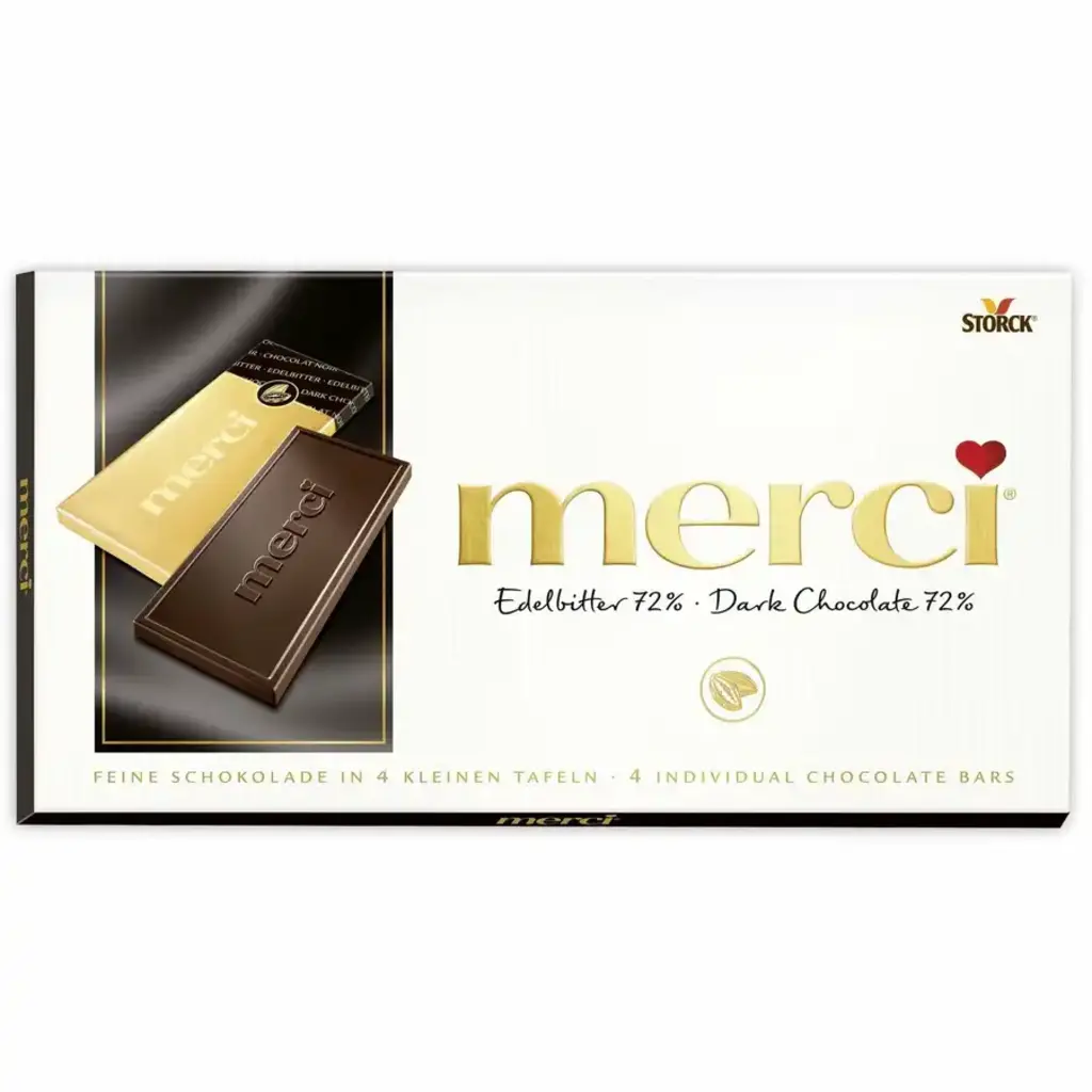 Merci Dark Chocolate 72 Percentage