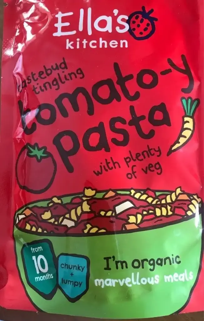 Organic Tomato-y Pasta With Vegetables Pouch