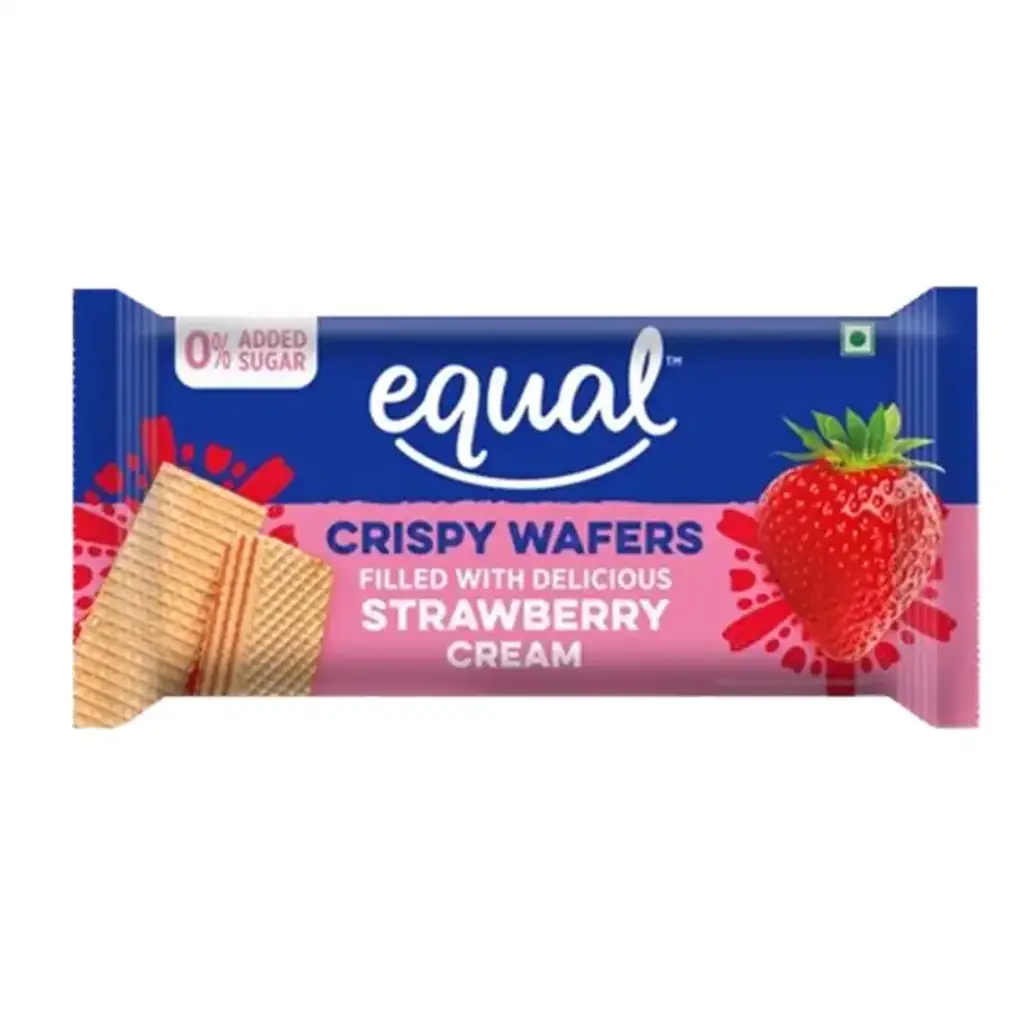 Crispy Wafers Filled With Delicious Strawberry Cream