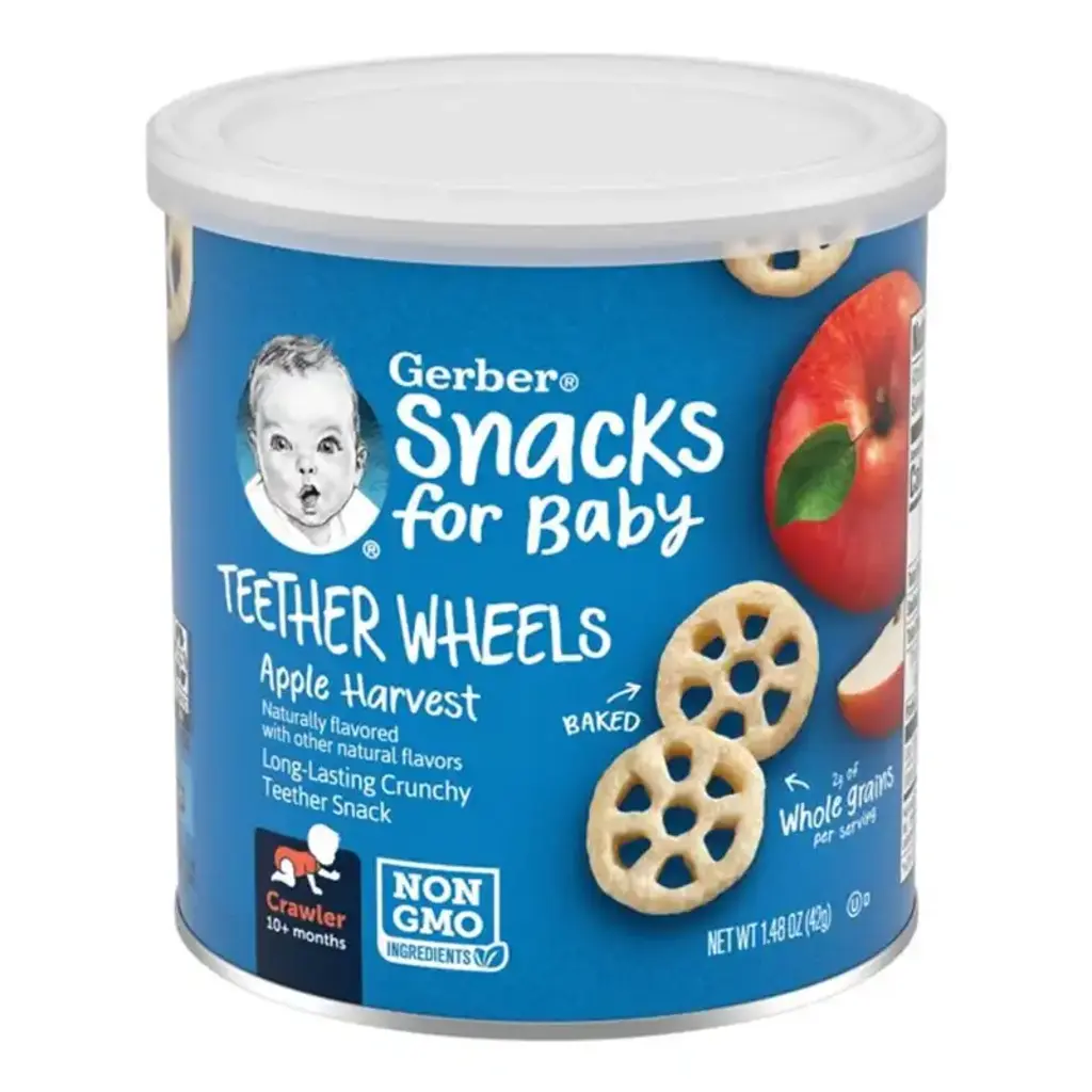 Apple Harvest Teether Wheels Snacks For Baby