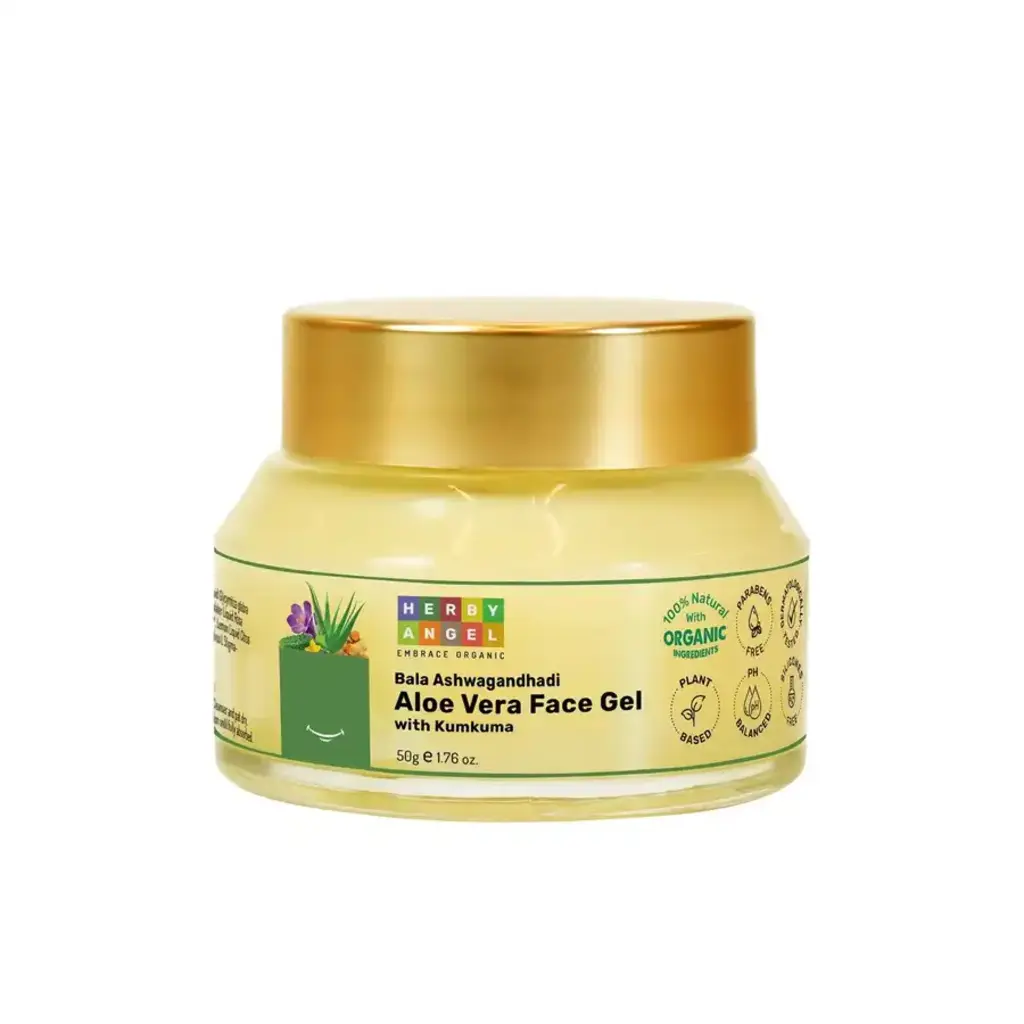 Bala Ashwagandhadi Aloe Vera Face Gel With Kumkuma