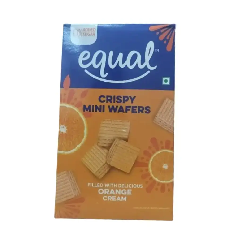 Crispy Mini Wafers Filled With Delicious Orange Cream
