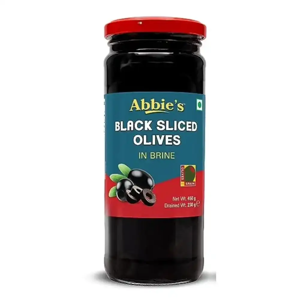 Black Sliced Olives In Brine