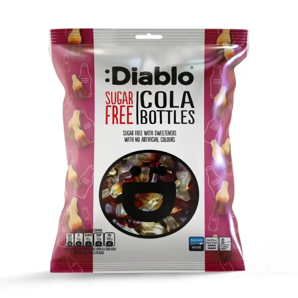 Gummy Cola Bottle Sugar Free Candy