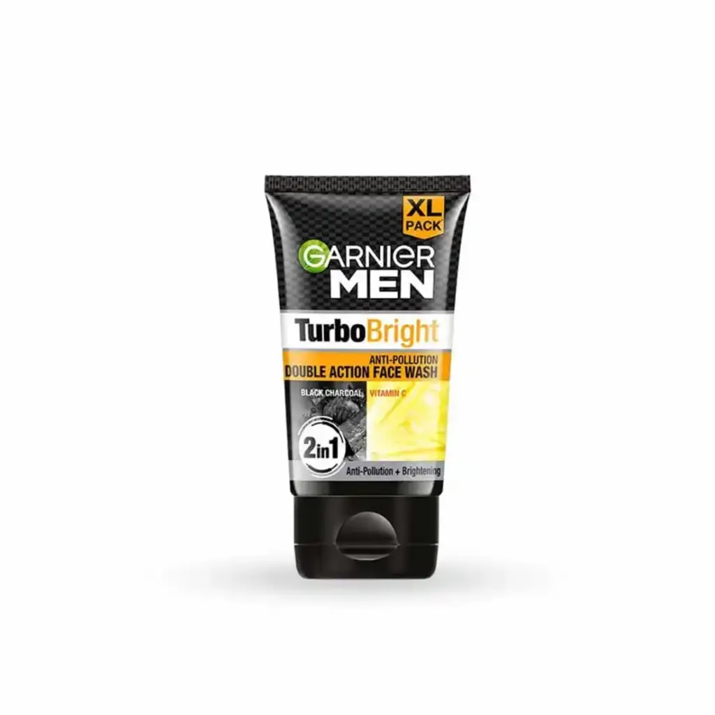 Men Turbo Bright Anti Pollution Double Action Face Wash XL Pack