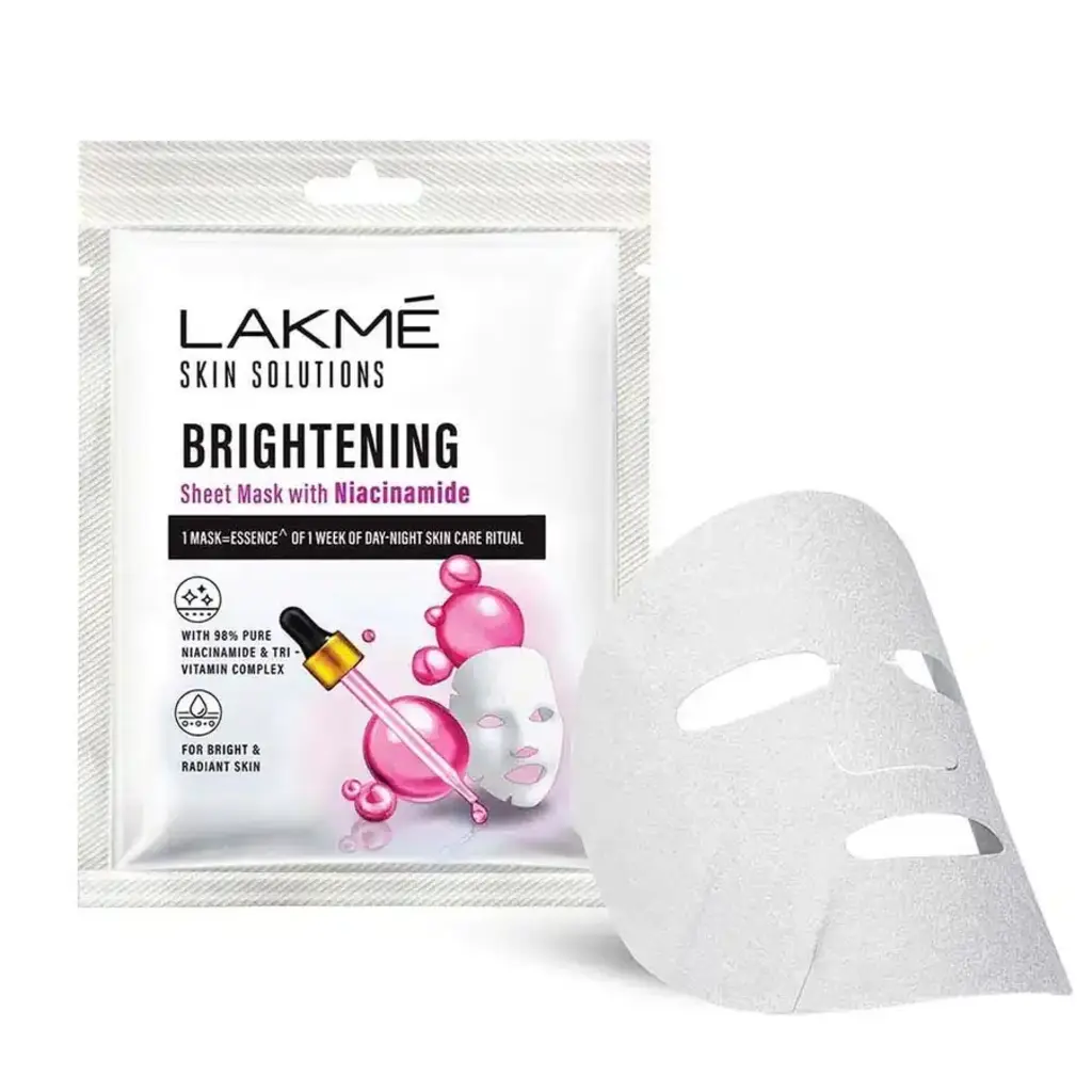 Skin Solutions Brightening Sheet Mask With Niacinamide 25